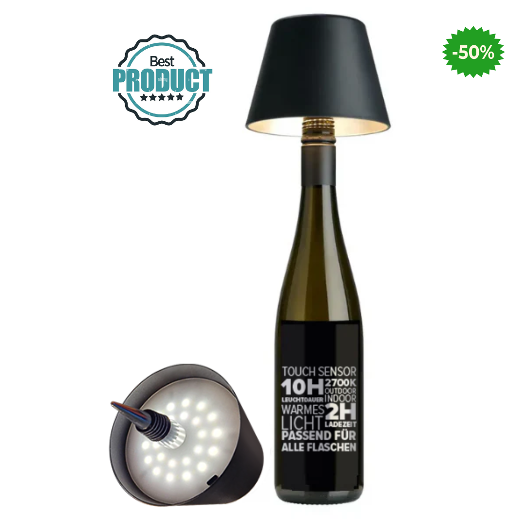 RadiantBottle™ Draadloze FlessenLamp | Tover je oude fles tot een lichtbron!