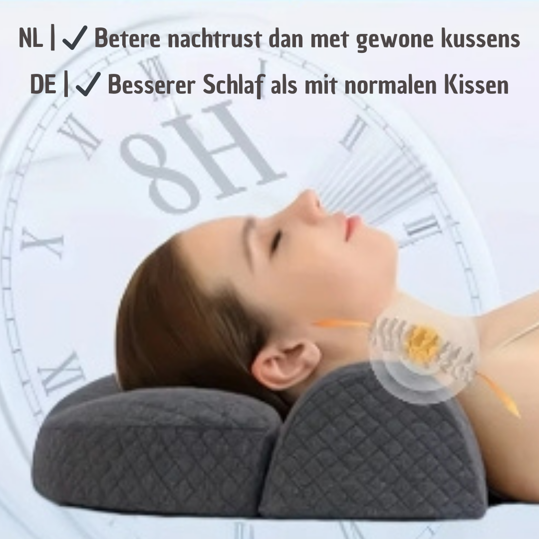 PosturePro™ Ergonomisch Nek Kussen | Zorgt voor optimale nekondersteuning.