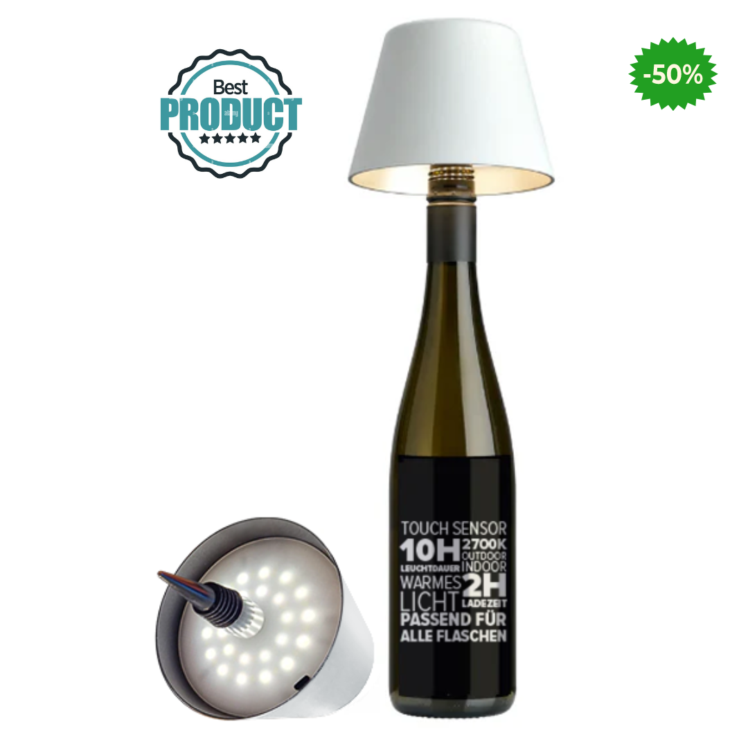 RadiantBottle™ Draadloze FlessenLamp | Tover je oude fles tot een lichtbron!