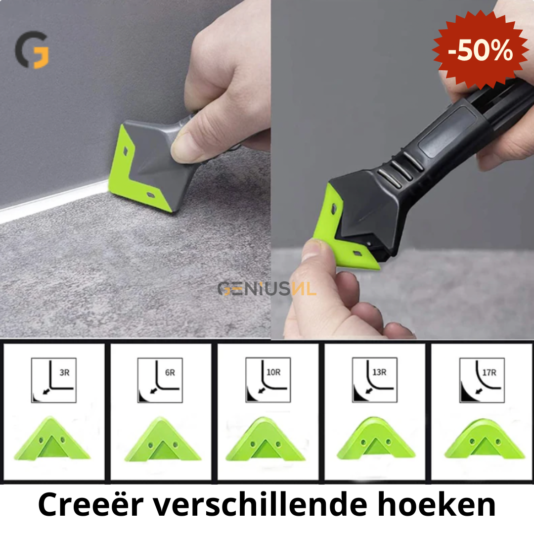 EasyCault™ 5-in-1 Gemakkelijk Kitgereedschap | Werk sneller en nauwkeuriger, voor een perfecte afwerking