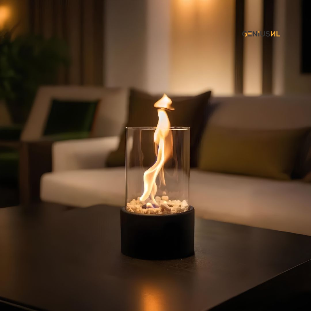 Vlamora™ | Stijlvolle olielamp met vurige elegantie