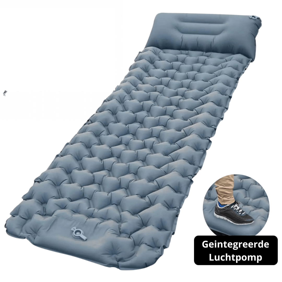 Relaxmat™ Utralichte Reismat met geïntegreerde pomp