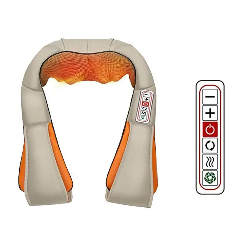 Masseur de cou 3D NeckEase Pro™ | Chauffe et masse votre cou/épaules | Garantie 2 ans