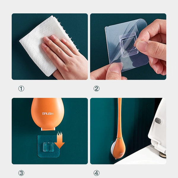 HygiëneParel™ Toiletborstel | Krachtige reiniging, altijd hygiënisch!